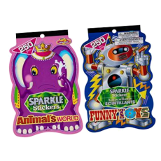 250 Piece Sparkle Sticker Book 